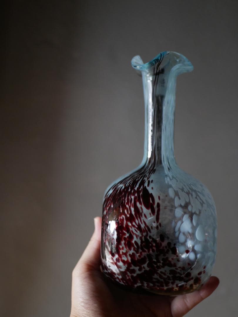 クリシー　フラワーベース　花器　フランスヴィンテージ　ブロカントのある暮らし