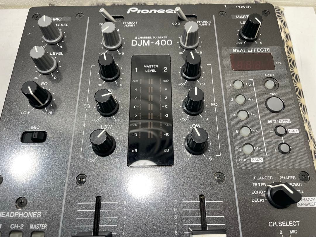 pioneer dj パイオニア　DJM-400 フェーダー内部メンテナンス