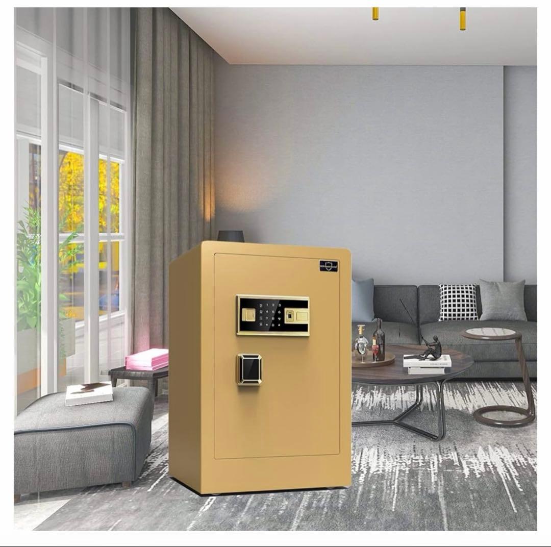 YIY Rock-Solid 金庫 防犯金庫 指紋金庫 生物測定の安全なタッチ