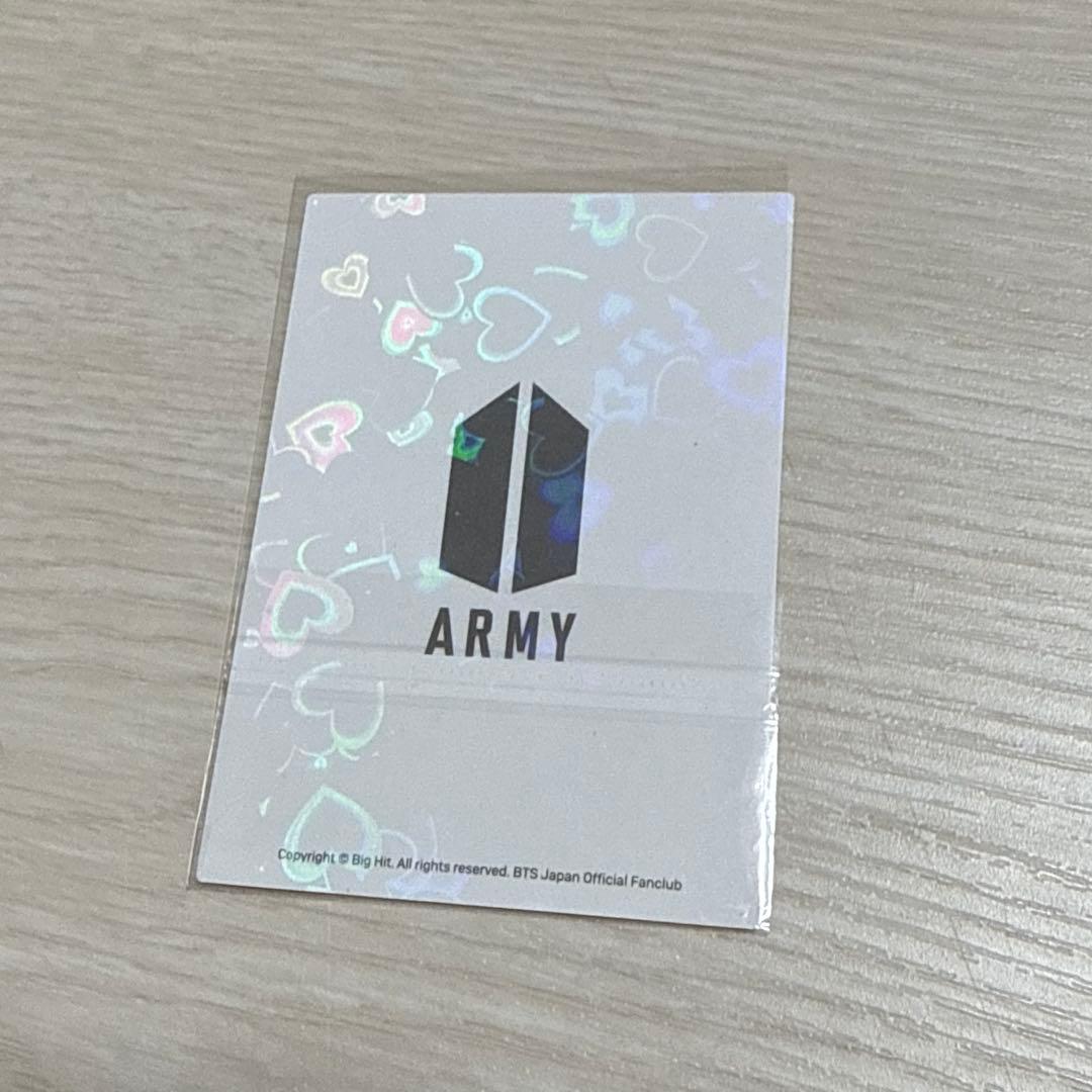 公式 bts ジミン FC 継続 トレカ ホログラム