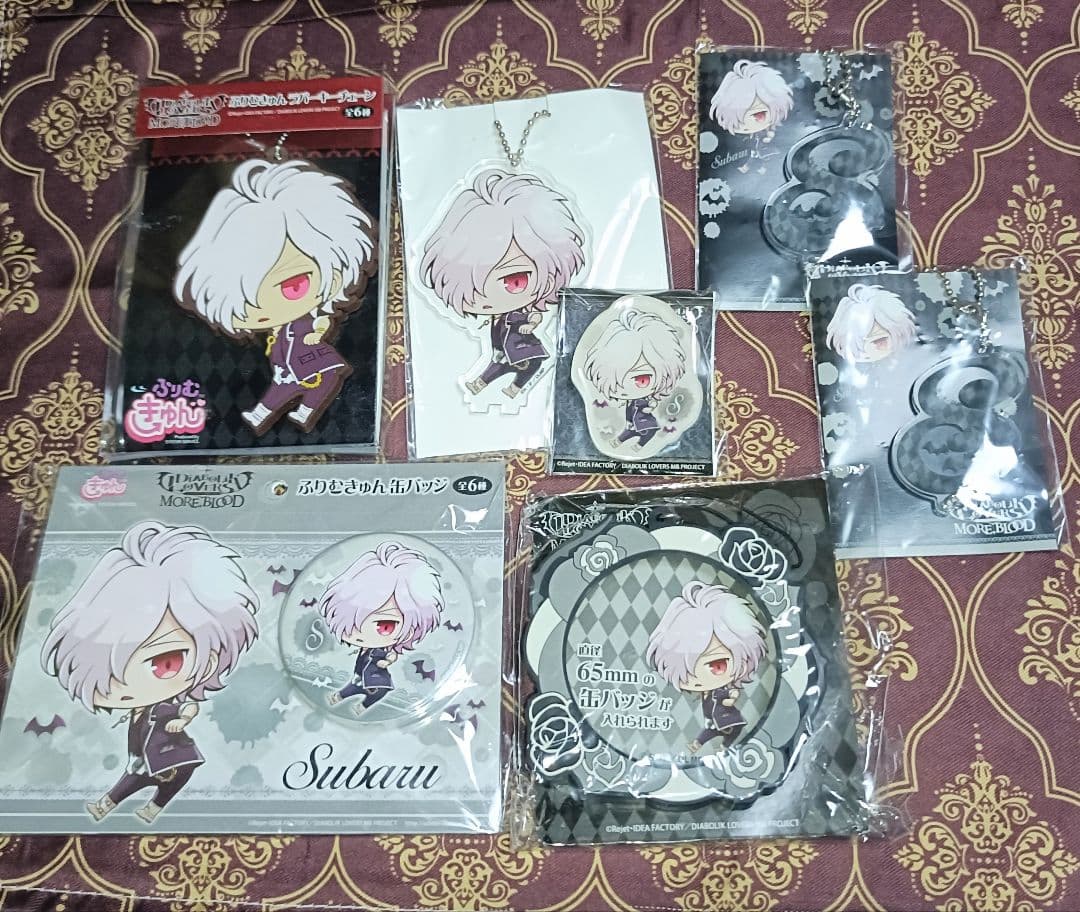 非売品 スバル ふりむきゅん アクリルスタンド 缶バッジ ディアラバ