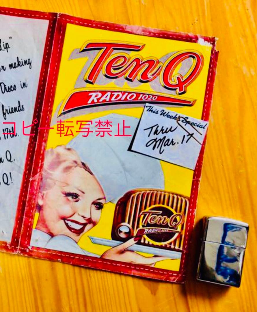 Ten.Qラジオ.ビルボード額装　アメグラのジョージペティ画