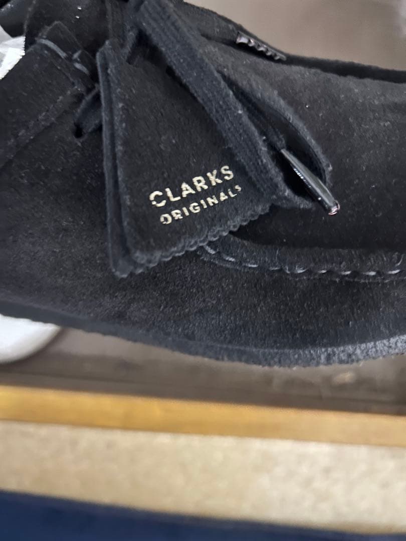 CLARKS ORIGINALS ブラック モカシン　ワラビー