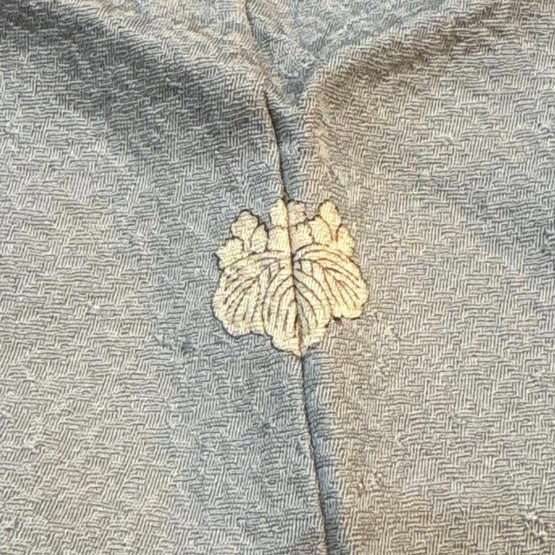 色無地　着物 秘色色（ひそくいろ）　正絹　未使用 しつけ糸付き