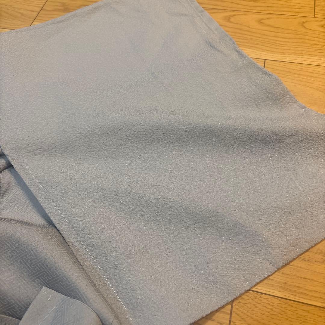 色無地　着物 秘色色（ひそくいろ）　正絹　未使用 しつけ糸付き