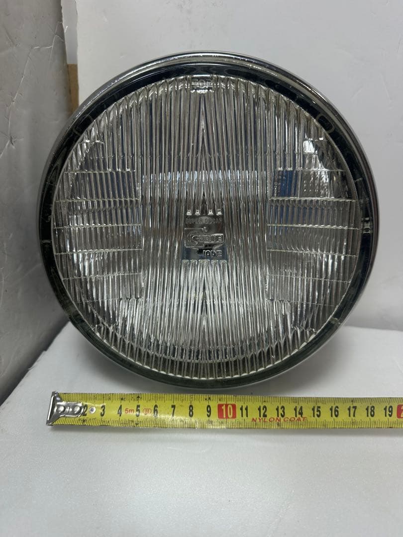 希少当時物シビエスーパーオスカー180πシビエ凹みレンズ付ヘッドライトマーシャル