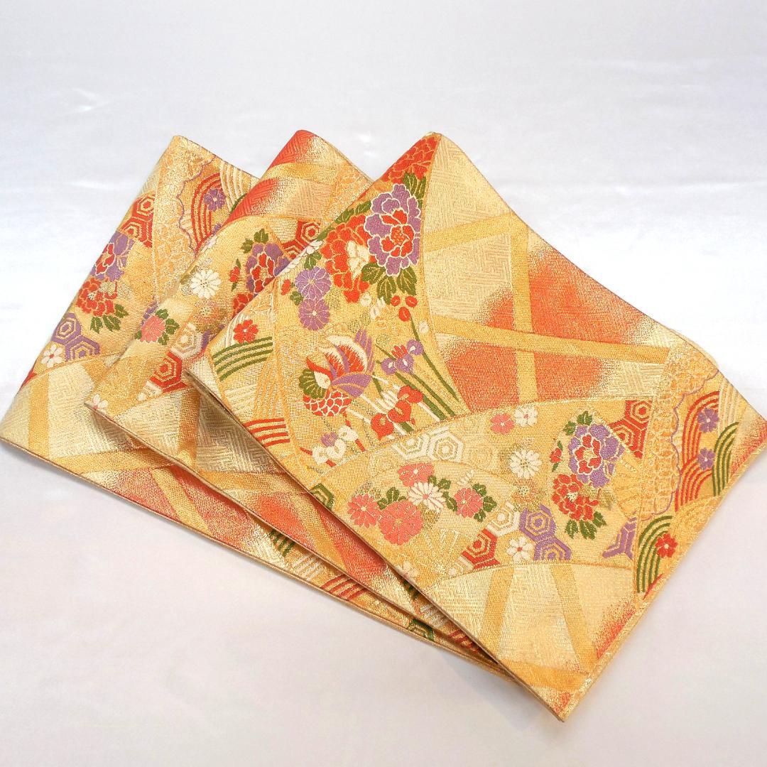 美品★振袖フルセット　正絹　成人式　振袖　7点セット　Mサイズ　ピンク　花柄