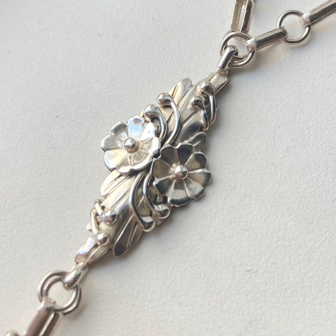 希少 ナバホ リング ブレスレット フィンガーバングル フラワーモチーフ