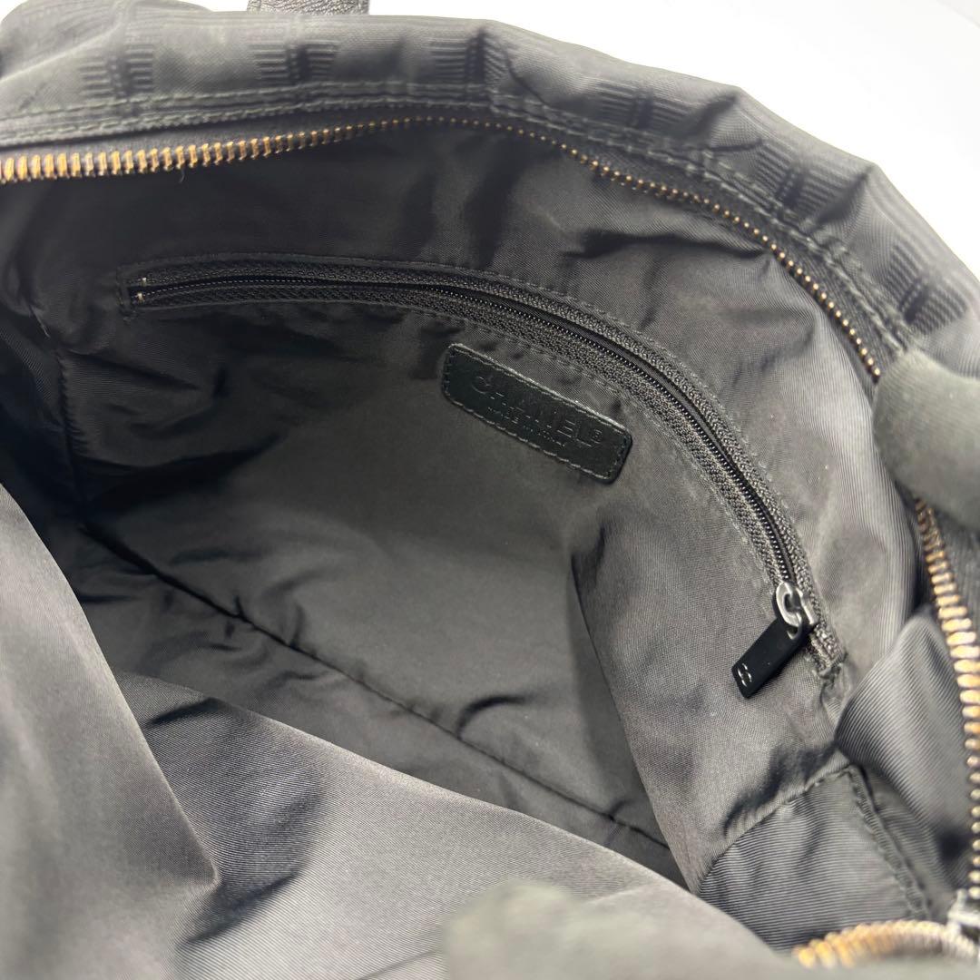 シャネル ニュートラベルライン 2way ショルダーバッグ ハンドバッグ 黒