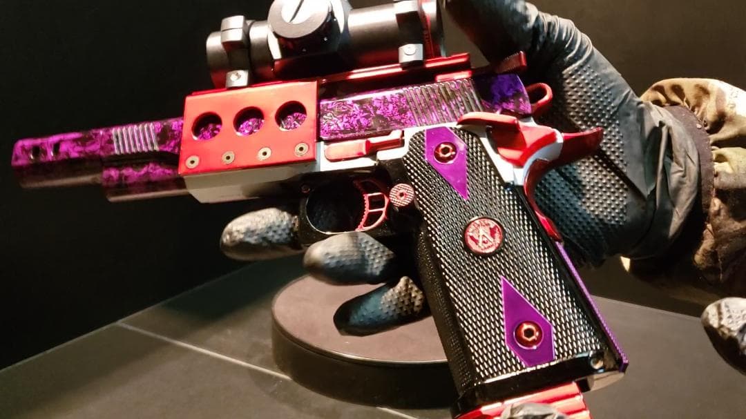 超ド派手！！　WA　ハイキャパ　レースガンカスタム　ガスブローバック
