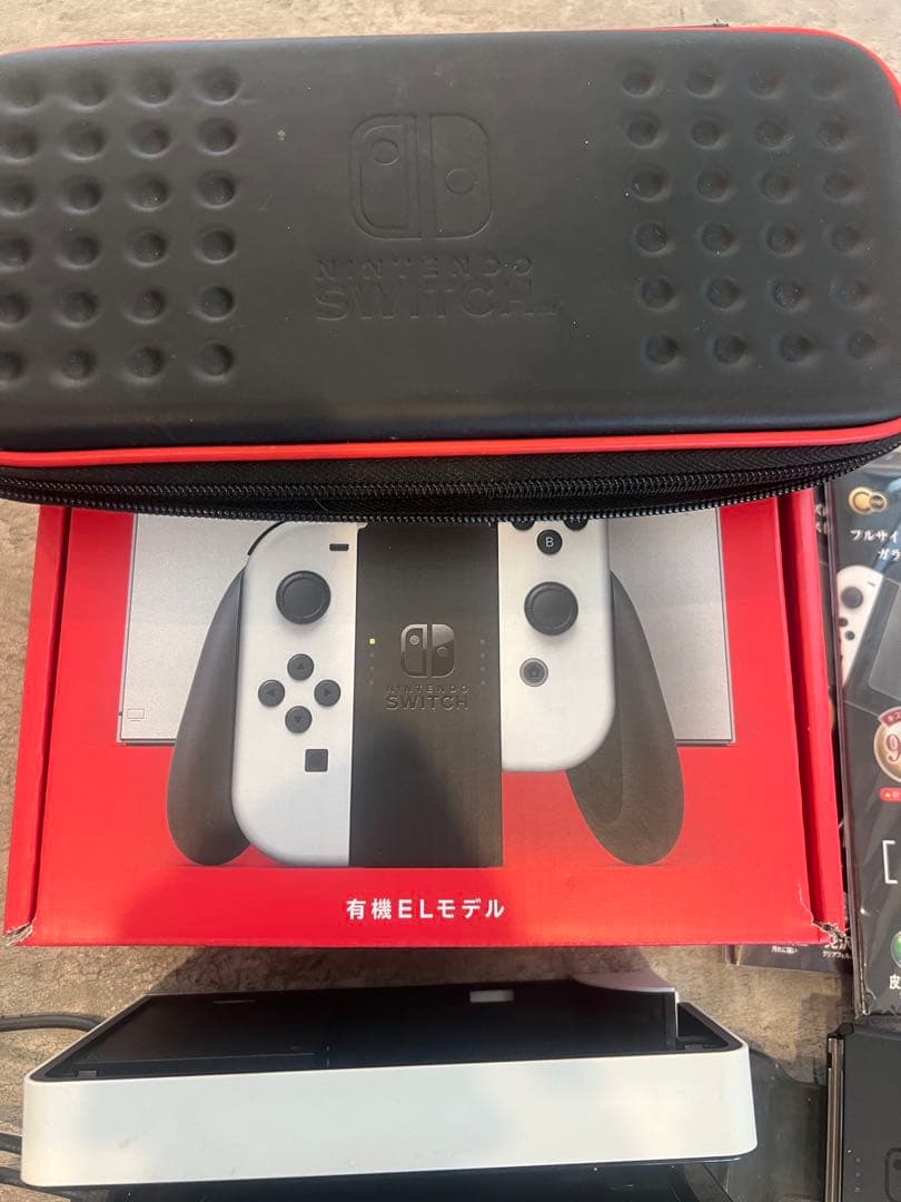 Nintendo Switch有機EL.ジョイコン不具合あり　64GB SD付き