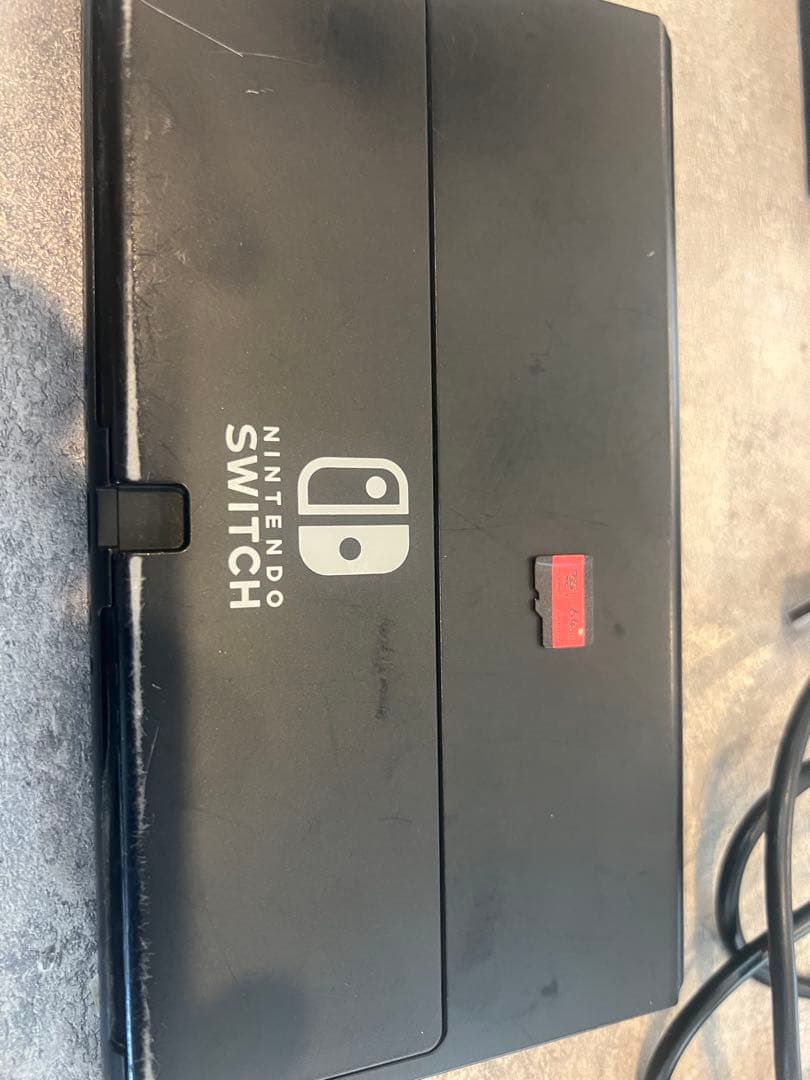 Nintendo Switch有機EL.ジョイコン不具合あり　64GB SD付き