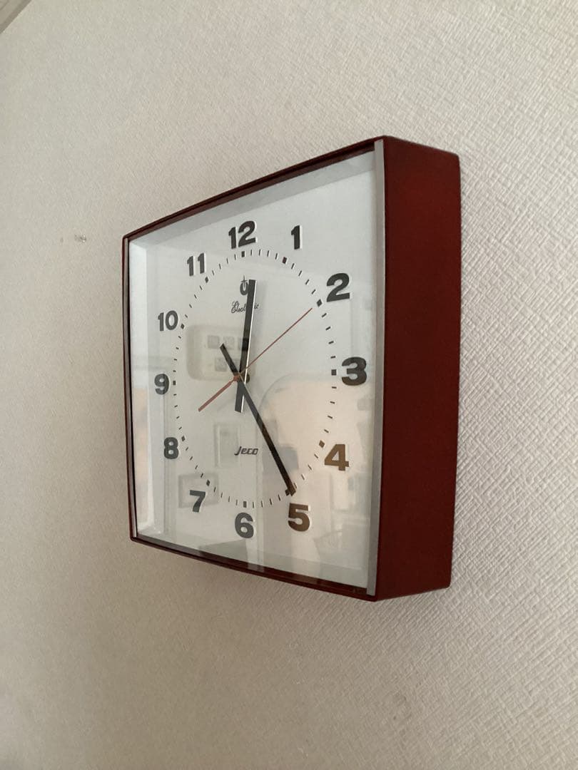 宇都宮Jeco(ジェコー)電池式音さ掛け時計　昭和40年代