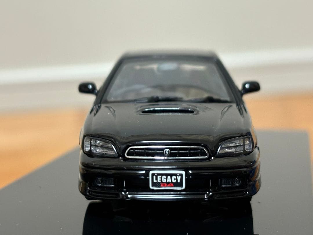 オートアート 1/43 レガシィB4 '99 ブラック ダイキャスト製 完成品