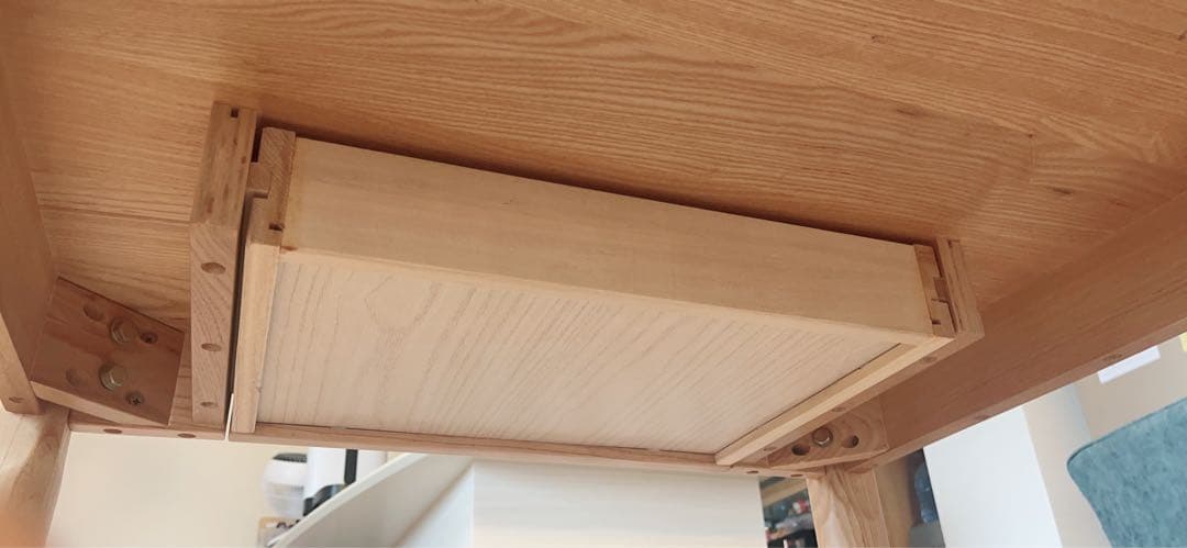 B-company 引き出し付き　ダイニングテーブル 75×70cm