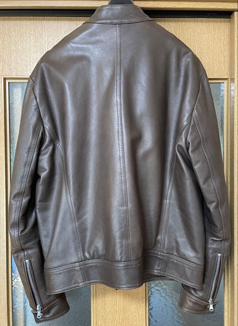 サイズ50　EMMETI ANDREA ダークブラウン ライダース