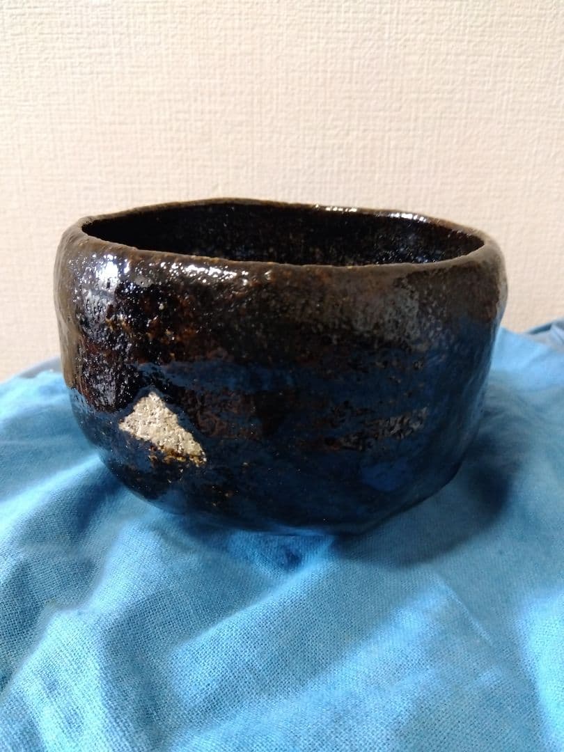 茶道具 楽吉左衛門 了入造 鵬雲斎箱書銘道成寺 淡々斎 箱書 銘柴の庵