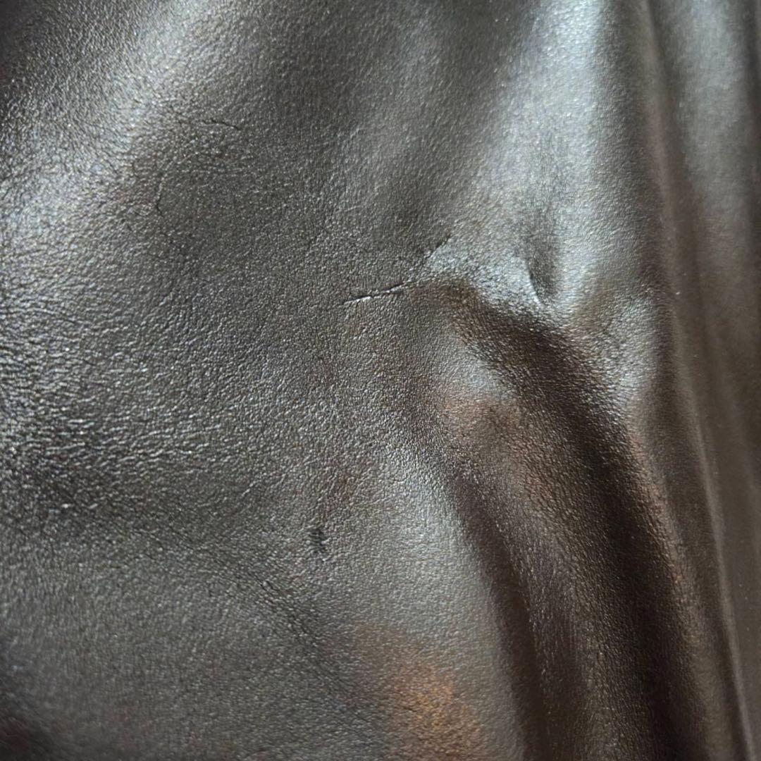 希少　本革　モーガン　メンフェスベル　A-2 フライトジャケット 40