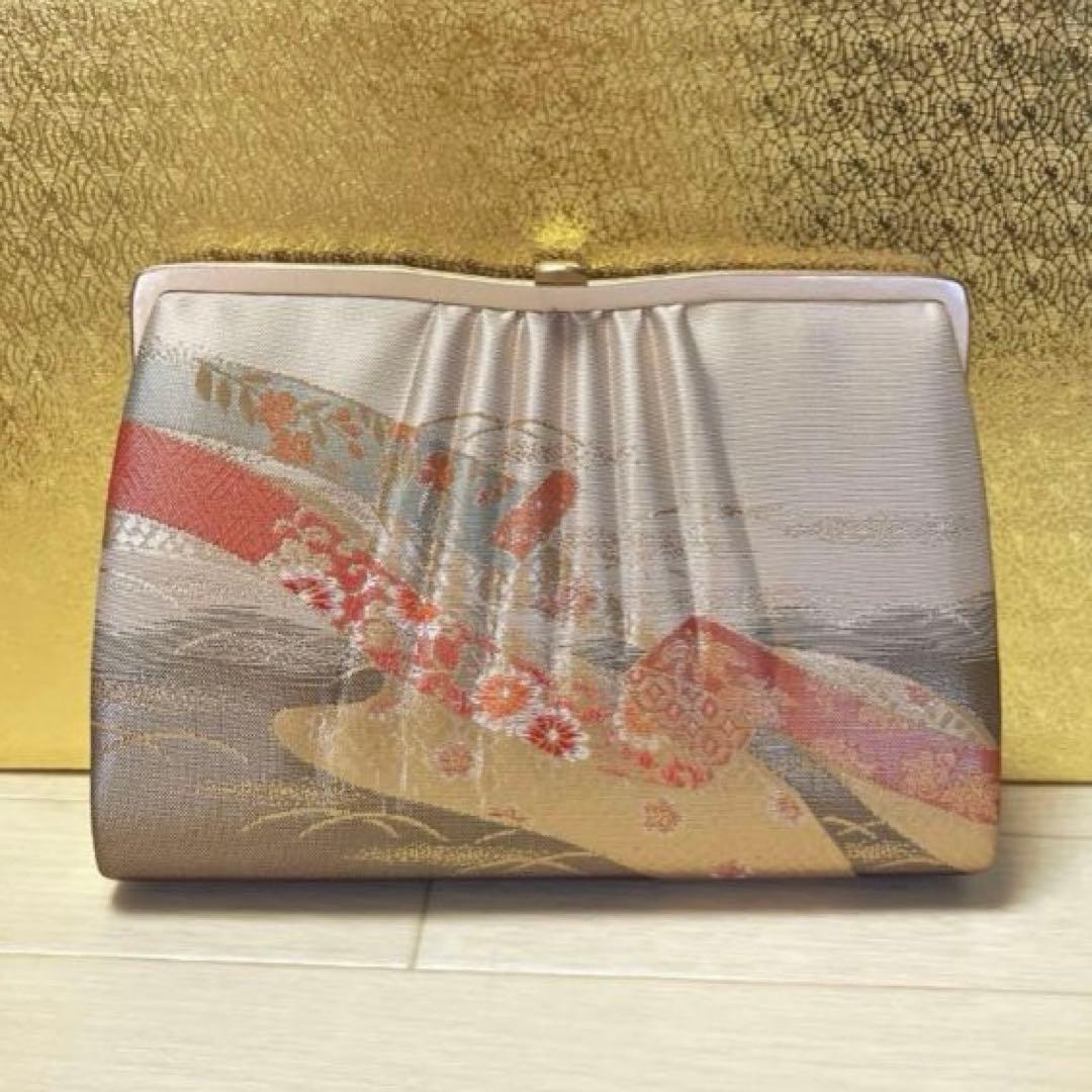 《未使用》佐賀錦　草履バッグセット