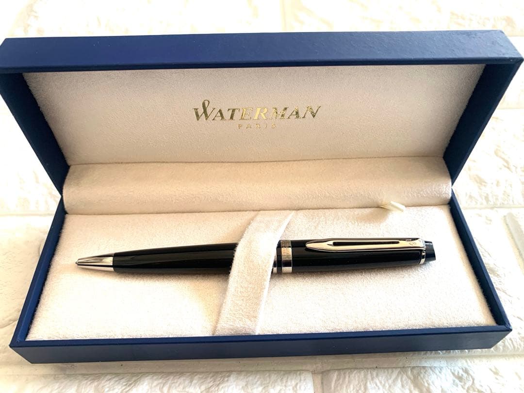 Waterman ボールペン 黒 金属製