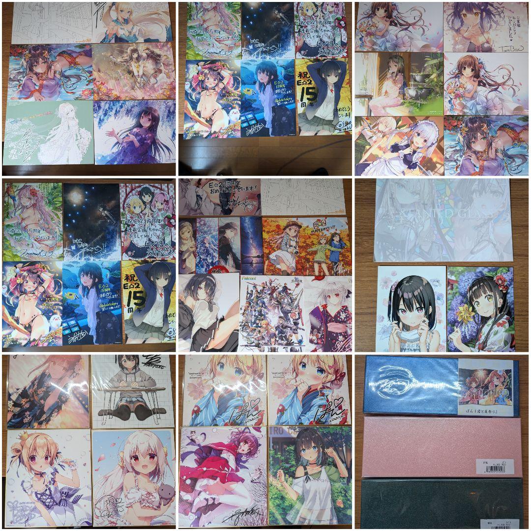 絵師 直筆サイン入り画集クリアファイル 画集 ポストカード タペストリーなど