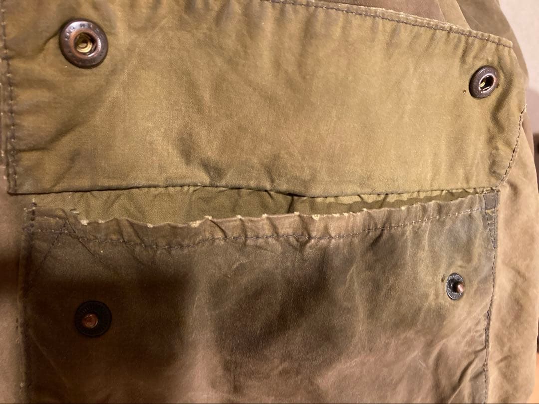 Barbour ビンテージ　80's 4ポケット　ビデイル　2ワラント　42