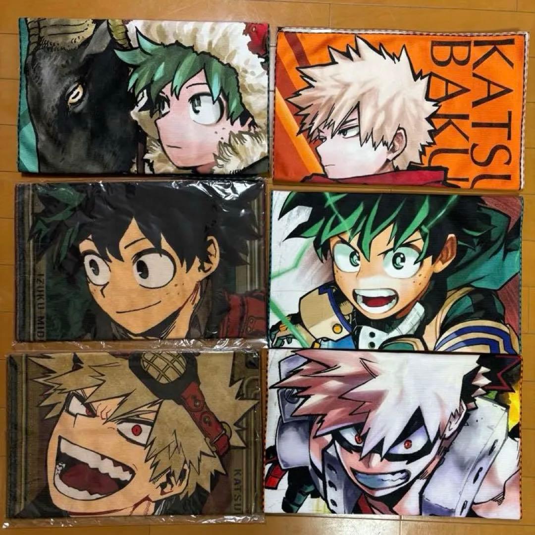 僕のヒーローアカデミア 大判 タオル 緑谷出久 デク 爆豪勝己 かっちゃん