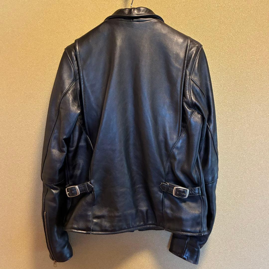 チャリ　vanson 黒 レザージャケット 36 usa製