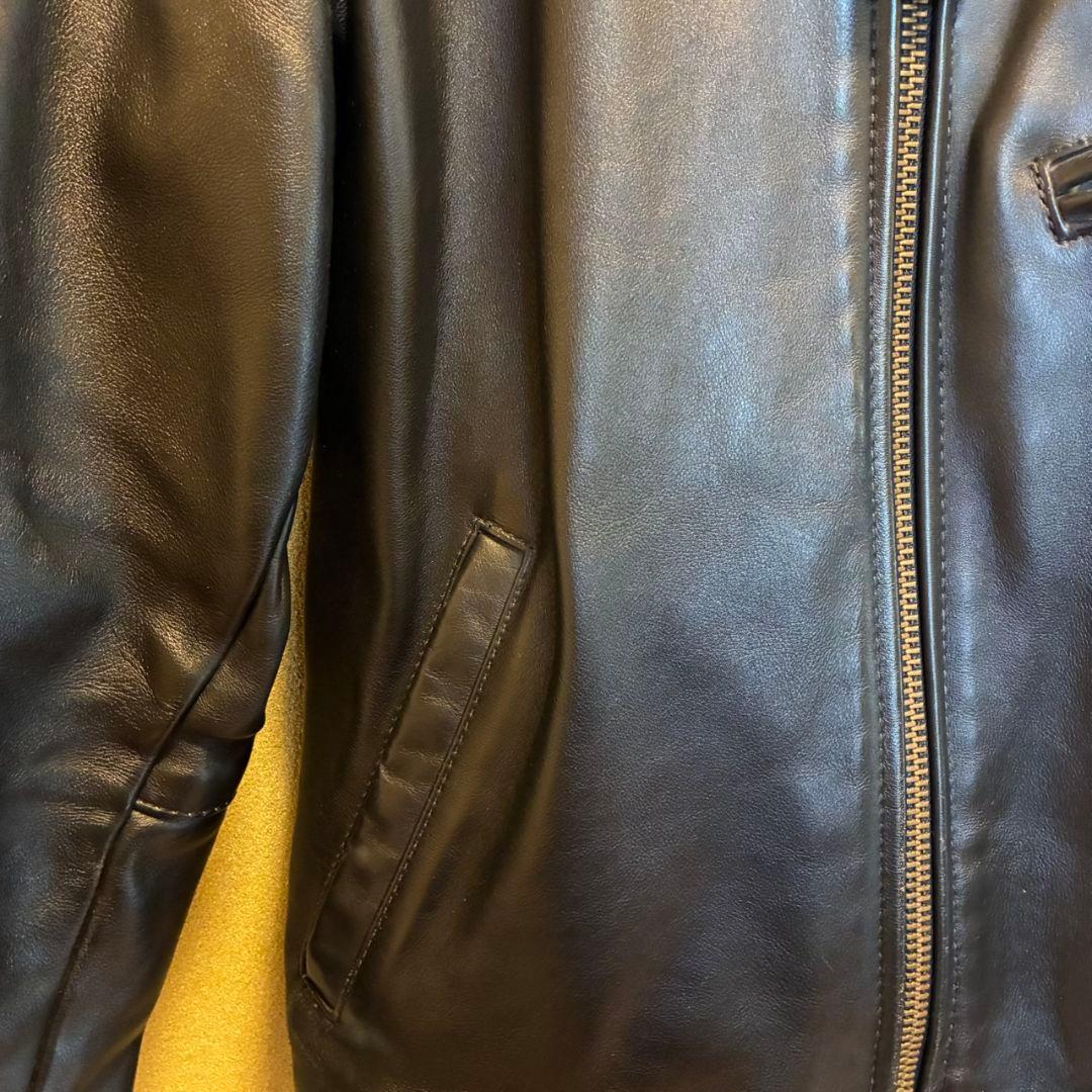 チャリ　vanson 黒 レザージャケット 36 usa製