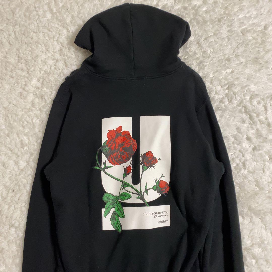希少！UNDERCOVER×RITA コラボ パーカー 10周年 ブラック S