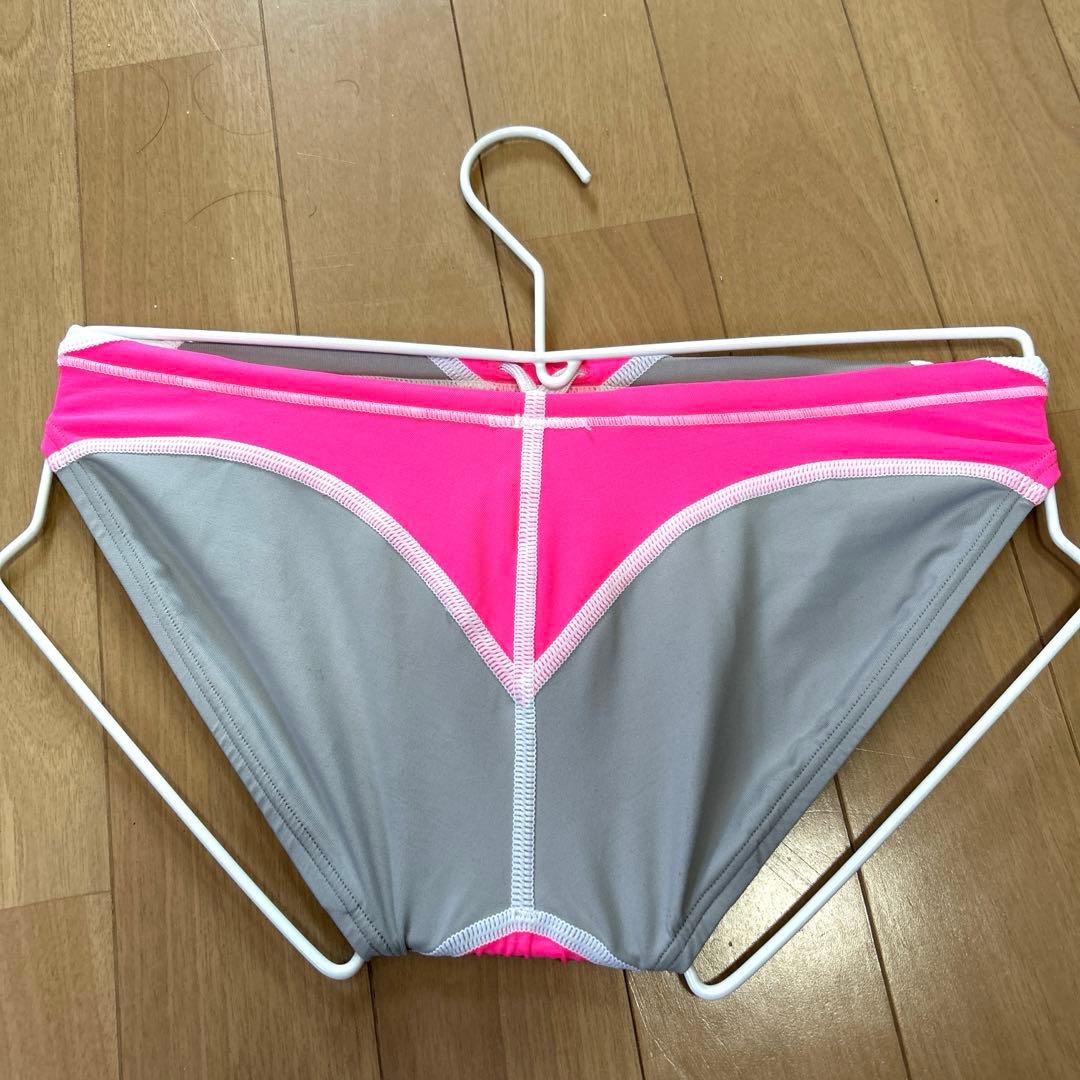 【美品】Speedo 競泳水着 競パン　ピンク/グレーサイズM