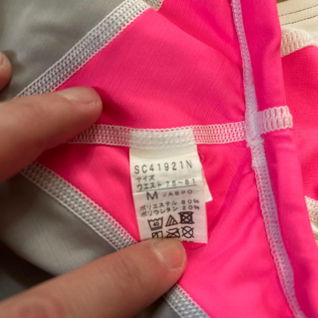【美品】Speedo 競泳水着 競パン　ピンク/グレーサイズM