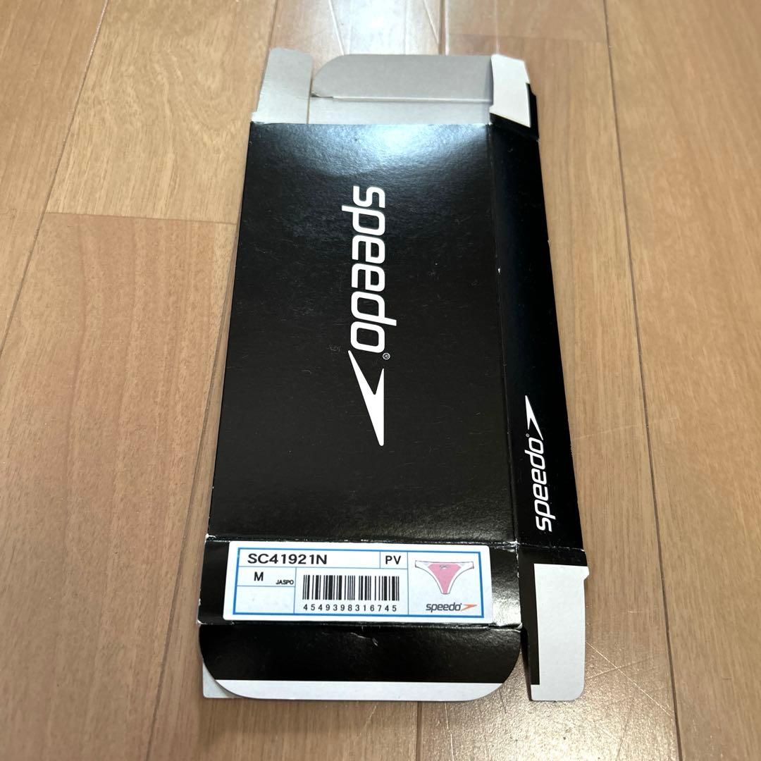 【美品】Speedo 競泳水着 競パン　ピンク/グレーサイズM