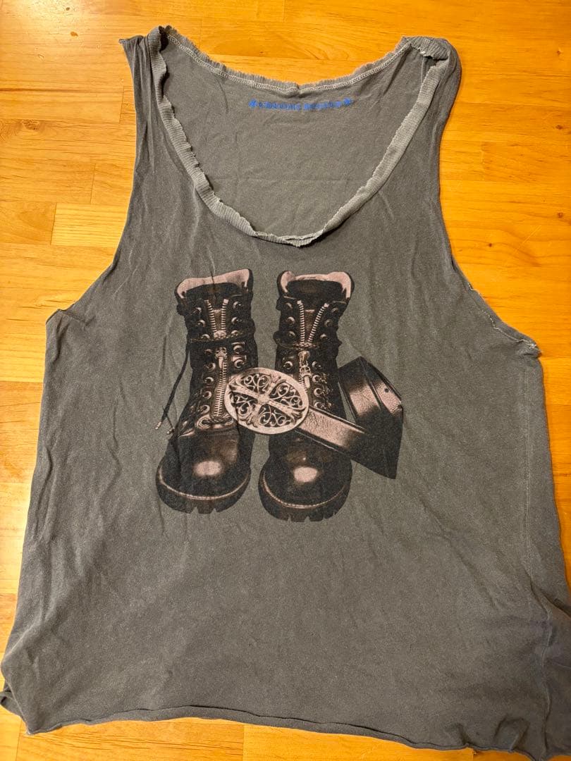 CHROME HEARTS グレー タンクトップ SMALL