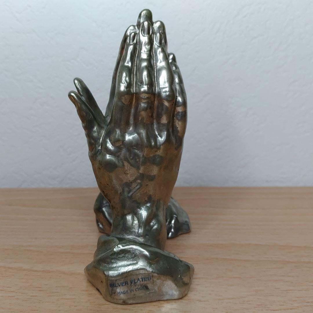 祈りの手 プレイハンド インテリア置物 アンティーク調