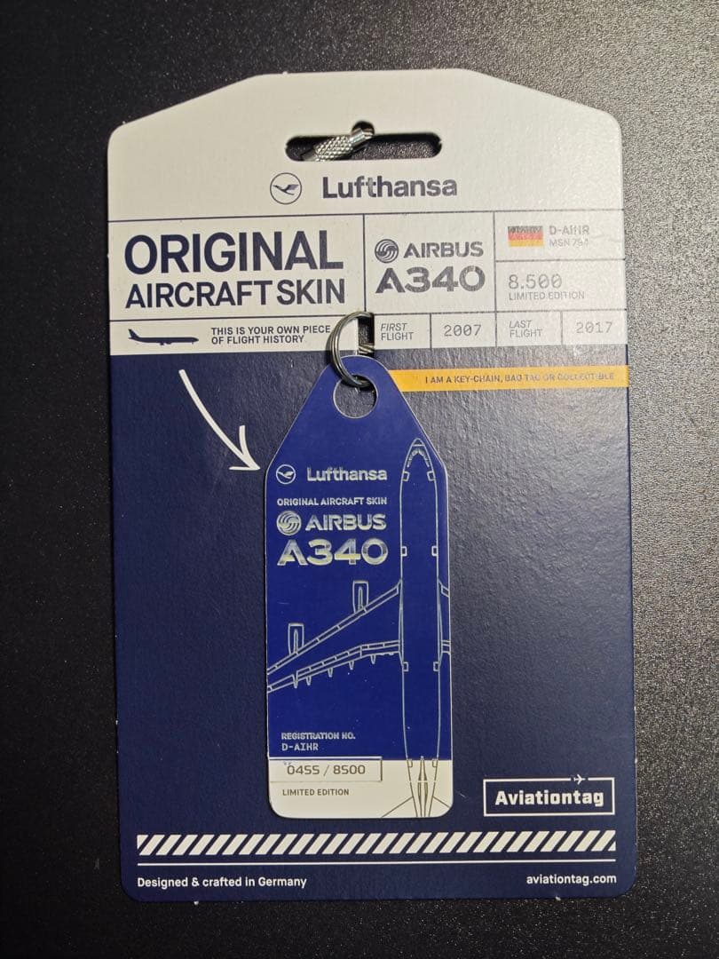 LH ルフトハンザ航空 Aviationtag A340-600