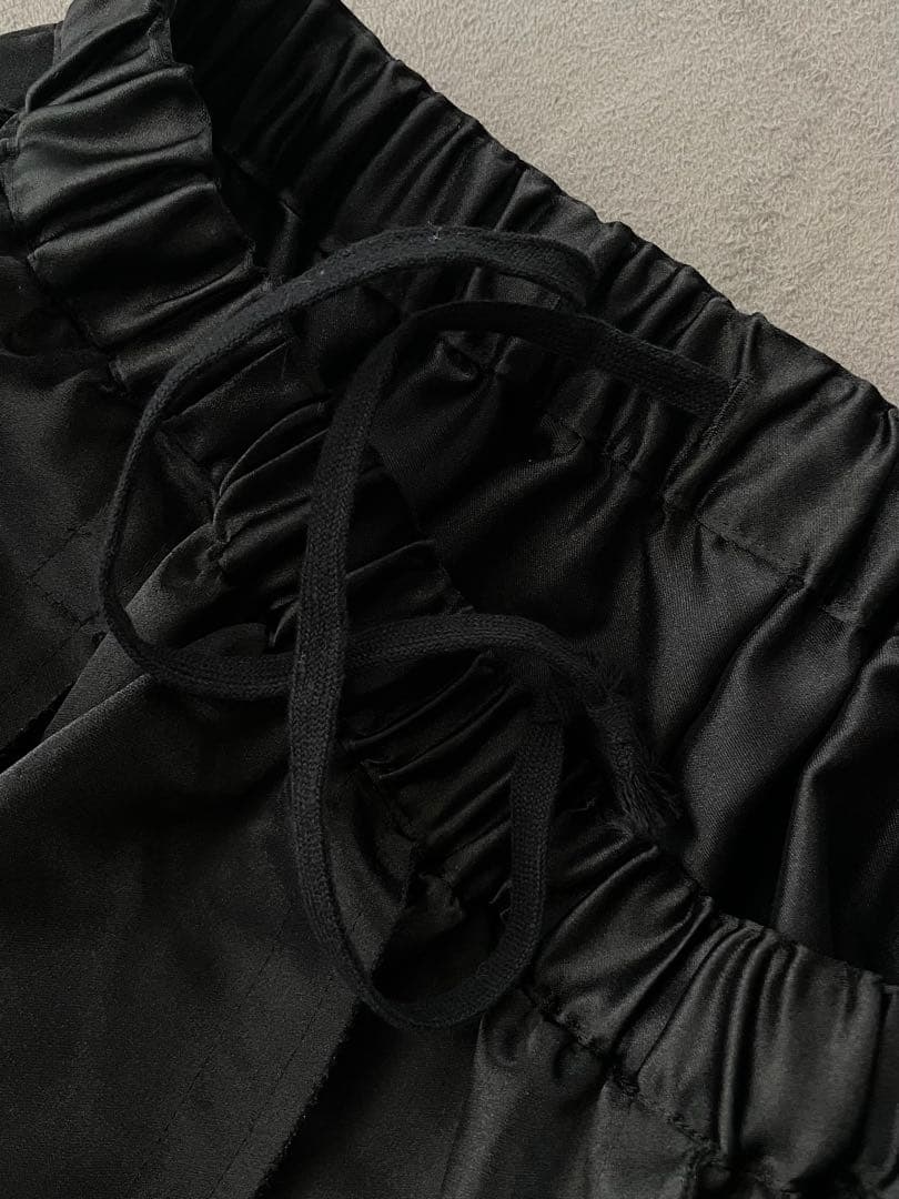 2020SSコムデギャルソン テープ プリーツ スカート S 黒ブラック