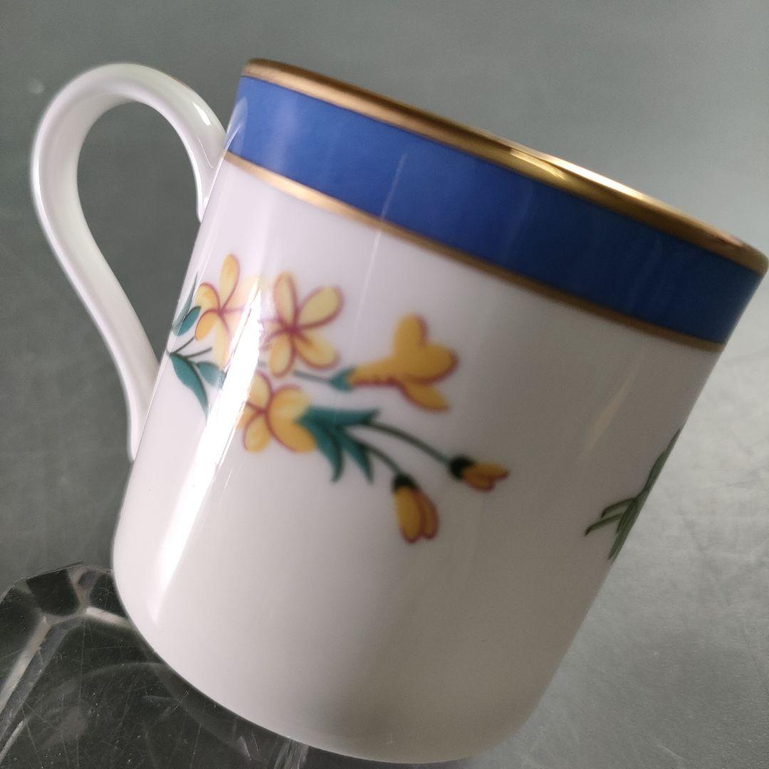 A891-2/TIFFANY＆Co./フローラル/デミタスカップ＆ソーサー/