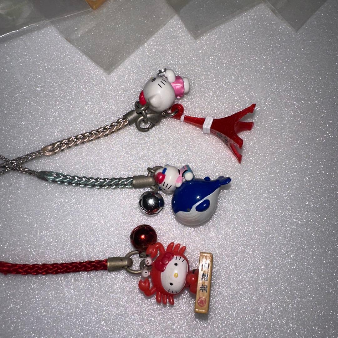 ハローキティ 根付け ご当地 ストラップ
