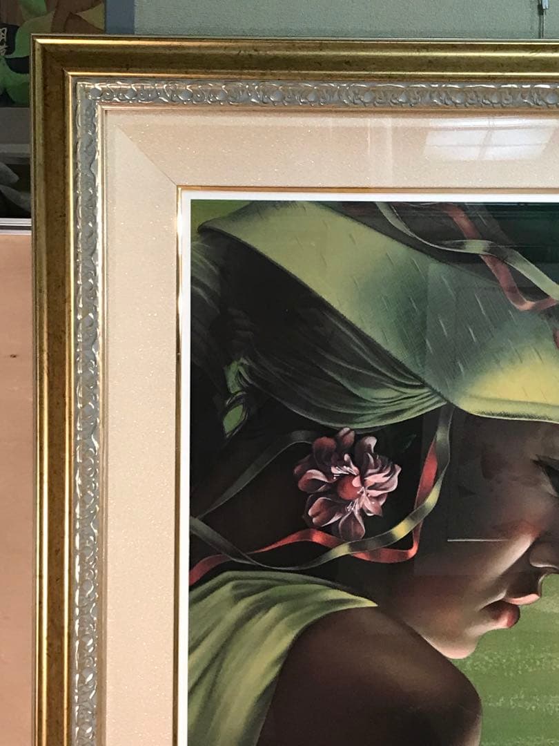 マーティロ・マヌキャン　「春」　シルクスクリーン　直筆サイン・エディション有り