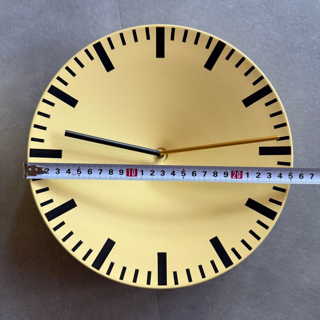 【専用】HAY アナログ掛け時計　Shane Schneck 北欧　イエロー