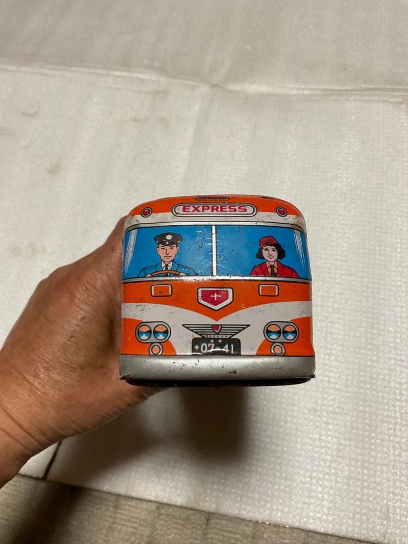 日本観光バス／ブリキカー。DAIYA社製。【キズとか錆がございます】。