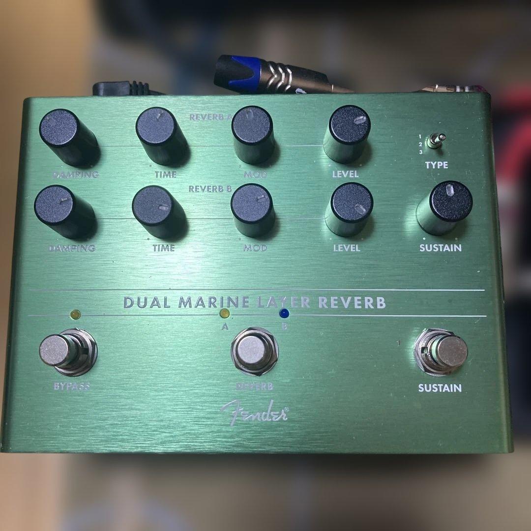 美品！FenderエフェクターDUAL MARINE LAYER