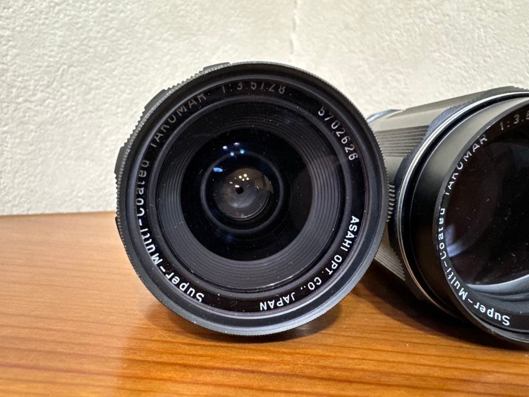 【即撮影可能】 フィルムカメラ Pentax SP レンズ3個付き