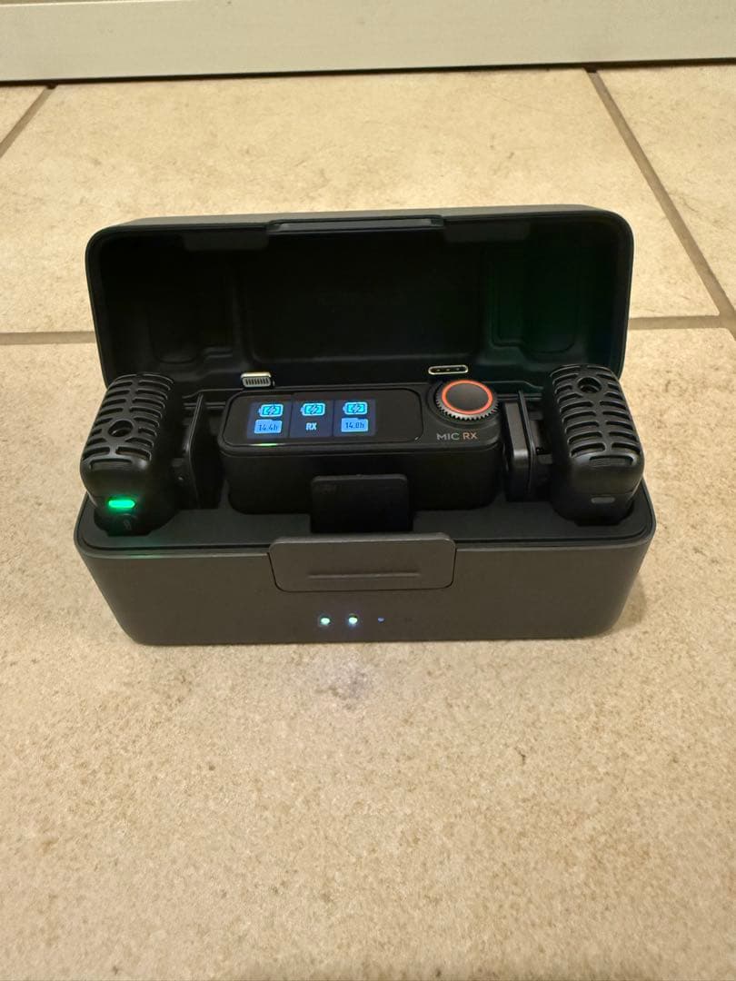DJI Mic 2 ワイヤレスマイク デュアル 充電ケース付き