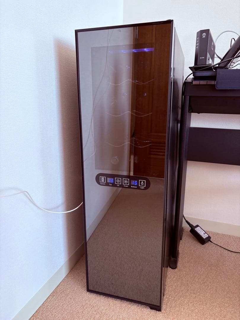 ワインセラー 約45L（16本収納） ペルチェ式 静音