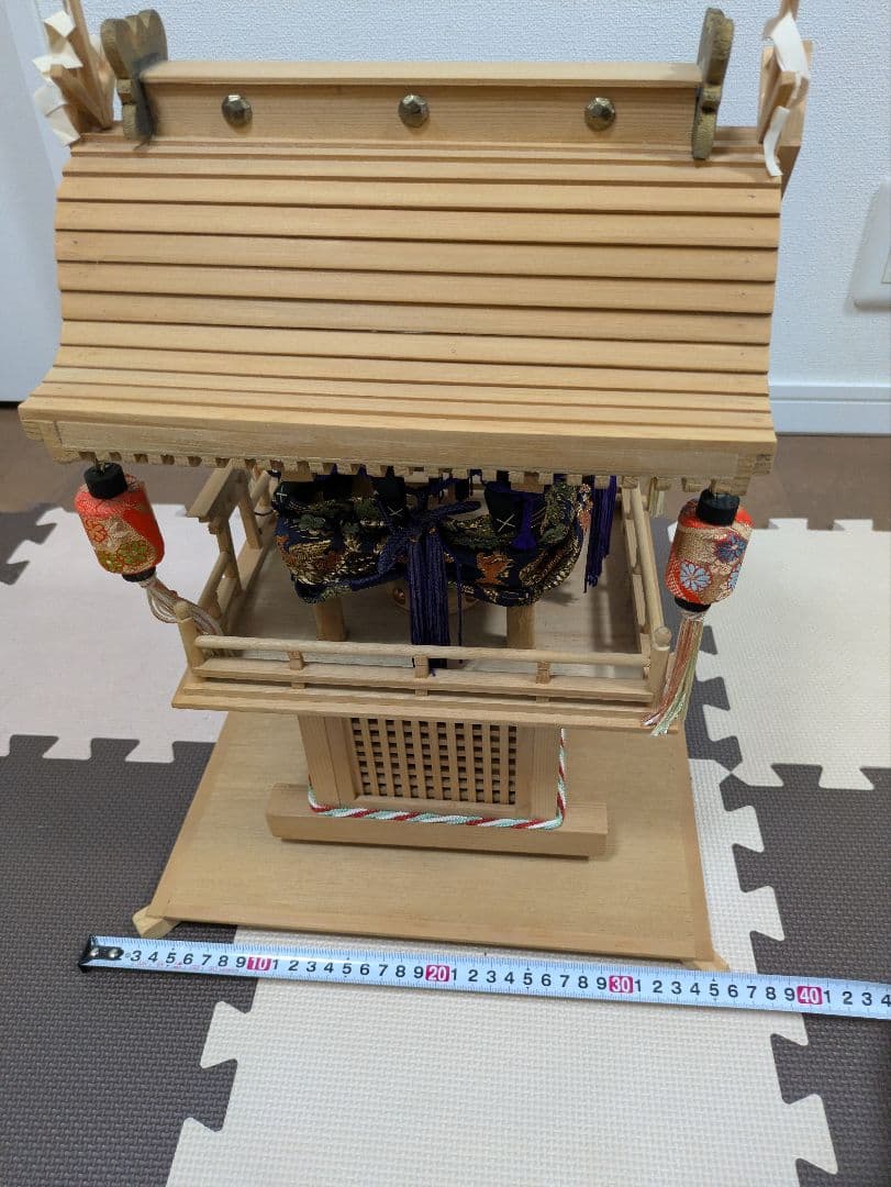 木製 ミニチュアだんじり