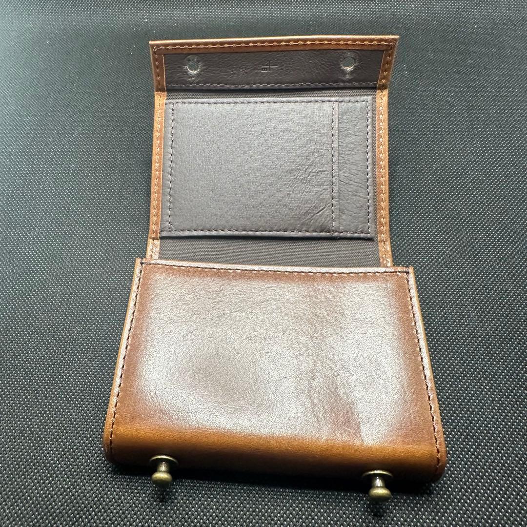 ★新品未使用★m+ エムピウ ミッレフォッリエ2 P25 BU. ダークブラウン