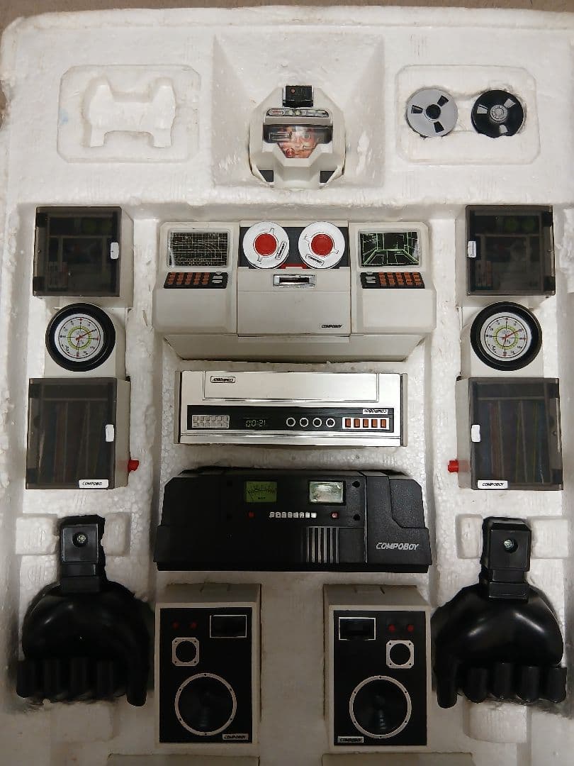 【昭和レトロ】テクノロボ　コンポボーイ　ポピー　一部欠損