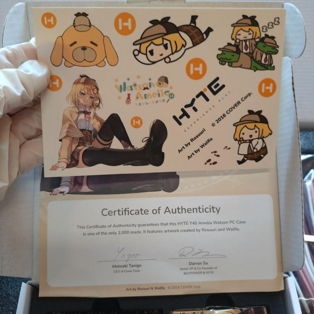 HYTE PCケース Y40 hololive Englishワトソン・アメリア